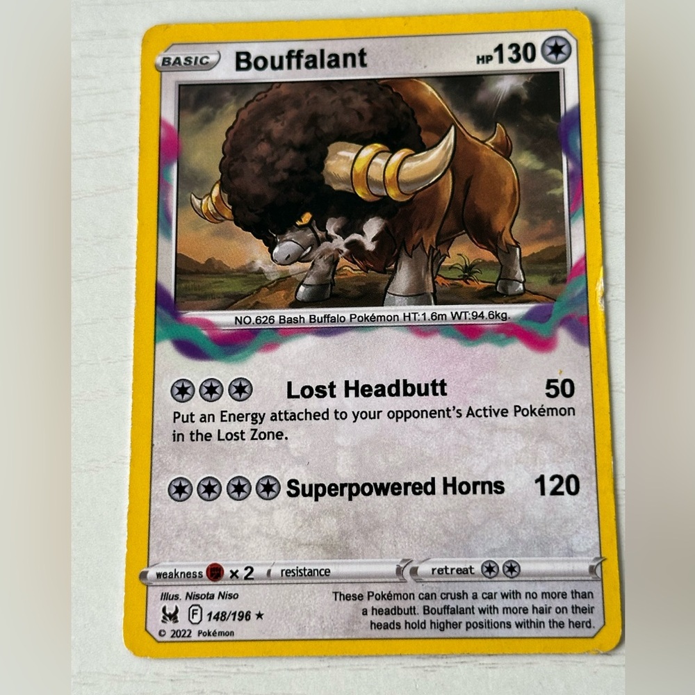 Bouffalant Pokémon Card